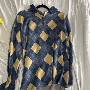 Argyle dad shirt!